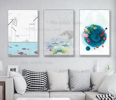 Hình ảnh file gốc File bộ tranh treo hiện đại HD14165 (chất lượng cao)