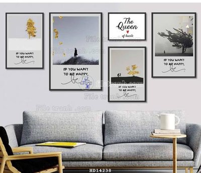 File gốc File bộ tranh treo hiện đại HD14238 (cho in ấn) từ kho Filetranh