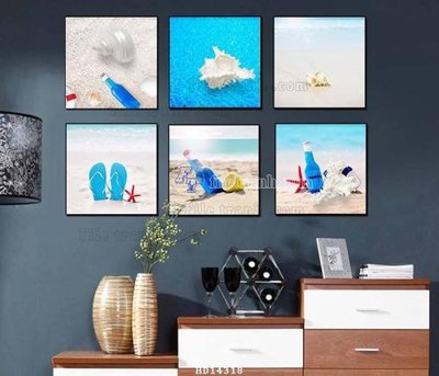 File PSD File bộ tranh treo hiện đại HD14318 (bản gốc) đã tách nền