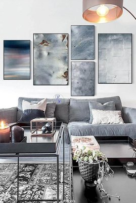 File gốc File bộ tranh treo hiện đại HD14353 (in lụa) họa tiết 3D