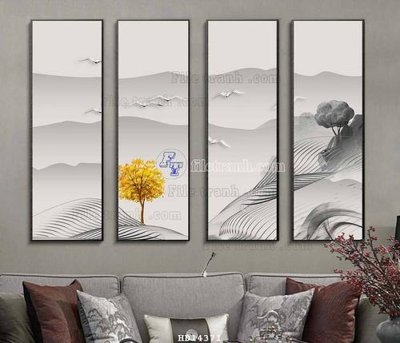 Download file gốc File bộ tranh treo hiện đại HD14371 (in mica) trong suốt