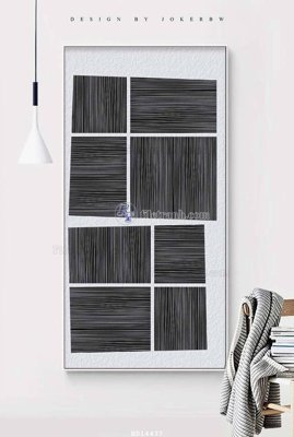 File gốc File bộ tranh treo hiện đại HD14437 (in ấn) màu sắc trung thực