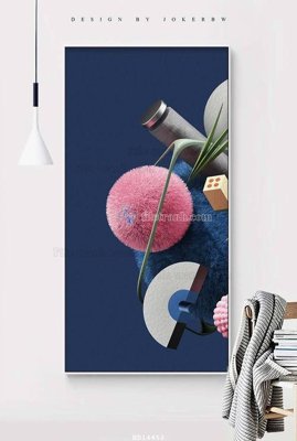 File tranh File bộ tranh treo hiện đại HD14452 (gốc) chủ đề trừu tượng