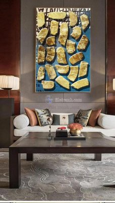 File in trần File bộ tranh treo hiện đại HD14485 (file gốc) phong thủy