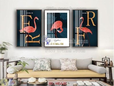 File in lụa File tranh hiện đại HD145 (phong cảnh) File tranh hiện đại HD145