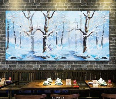 File in trần File bộ tranh treo hiện đại HD14524 (bản gốc) hoa văn