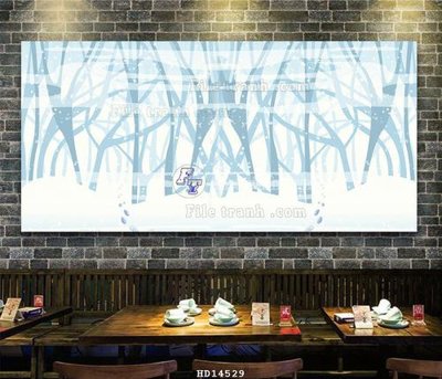 File in ấn File bộ tranh treo hiện đại HD14529 (bản gốc) cao cấp