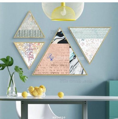 Tải file File bộ tranh treo hiện đại HD14550 (gốc) làm tranh treo tường