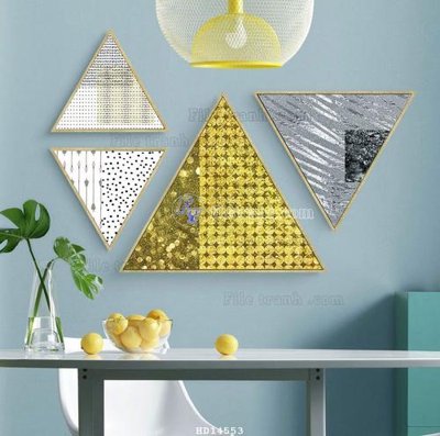 File ảnh File bộ tranh treo hiện đại HD14553 (gốc) dùng in Pano