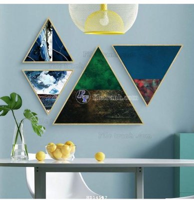 Tải xuống file tranh gốc File bộ tranh treo hiện đại HD14557 (PSD/TIFF)