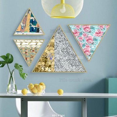 File ảnh File bộ tranh treo hiện đại HD14566 (gốc) dùng in Pano