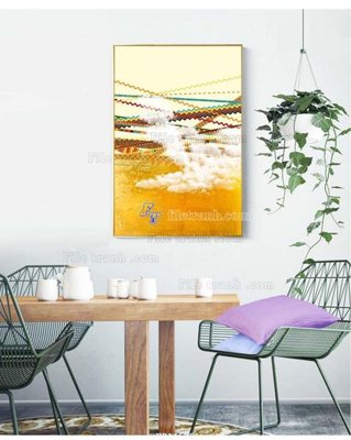 File tranh gốc PSD File bộ tranh treo hiện đại HD14605 còn nguyên layer