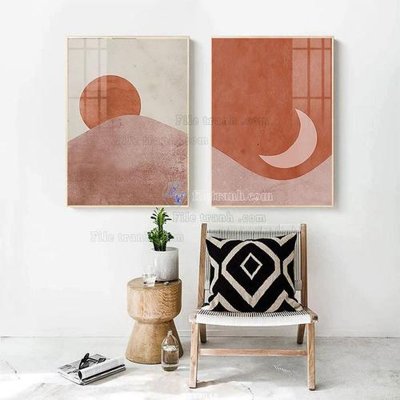 File gốc File tranh treo hiện đại HD17048 (phong cách) cổ điển