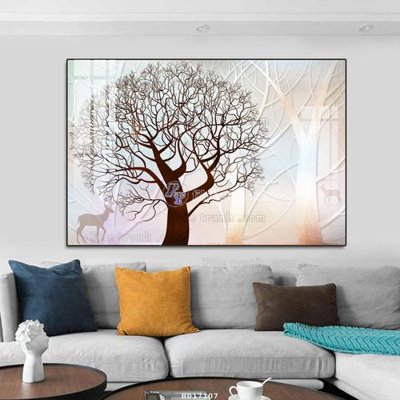 Tải file File tranh treo hiện đại HD17107 (ảnh gốc) in tranh kính