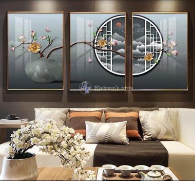 File tranh quảng cáo File tranh treo hiện đại HD17235 (file gốc) chuyên nghiệp