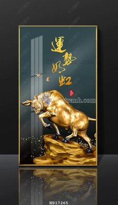 Download file File tranh treo hiện đại HD17265 (gốc) in mica đèn LED