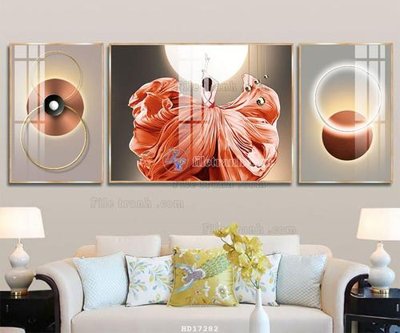 File ảnh File tranh treo hiện đại HD17282 (gốc) in standee