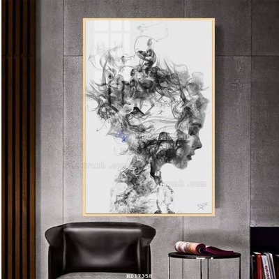 File in trần File tranh treo hiện đại HD17358 (bản gốc) hoa văn