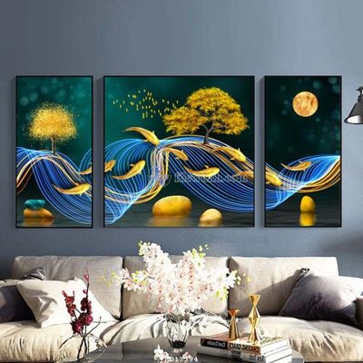 File gốc File tranh treo hiện đại HD17394 (ảnh chi tiết) để in ấn