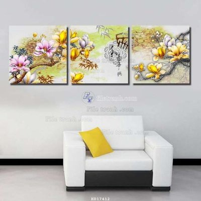 Tải file gốc File tranh treo hiện đại HD17412 (in khổ lớn) không mờ
