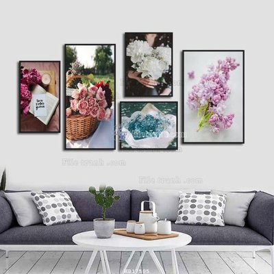 File gốc in ấn File tranh treo hiện đại HD17505 chất lượng vượt trội