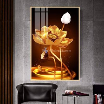 Ảnh gốc file in lụa File tranh treo hiện đại HD17518 chi tiết