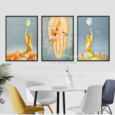 File gốc File tranh treo hiện đại HD17530 (in mica) làm quà tặng