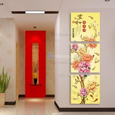 File gốc File tranh treo hiện đại HD17603 (in tráng gương) sang trọng