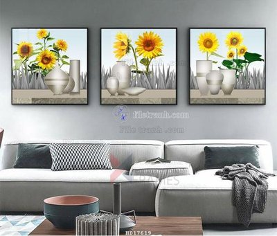 Tải file File tranh treo hiện đại HD17619 (gốc) làm file quảng cáo
