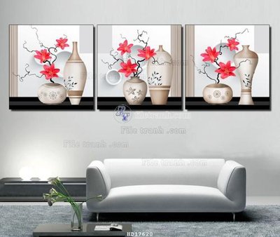 File tranh File tranh treo hiện đại HD17620 (gốc) in film