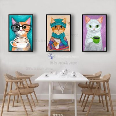 File gốc File tranh treo hiện đại HD17632 cho in ấn và thiết kế