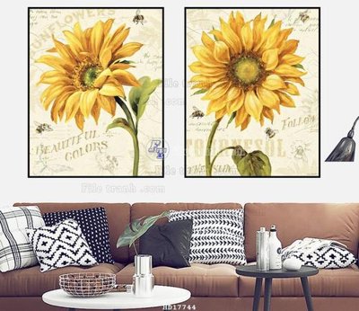 File gốc File tranh treo hiện đại HD17744 (phong cách) cổ điển