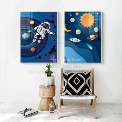 File gốc in ấn File tranh treo hiện đại HD17772 chuẩn màu CMYK