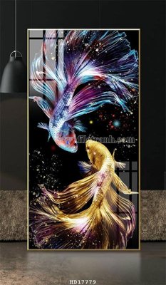 File in trần File tranh treo hiện đại HD17779 (bản gốc) 5D