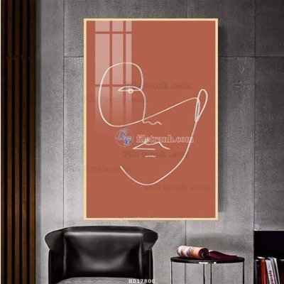 File gốc in ấn File tranh treo hiện đại HD17800 độ phân giải cao