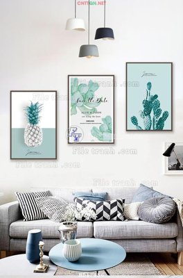 File ảnh File tranh treo hiện đại HD17856 (gốc) in PP, decal