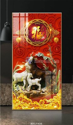 File gốc File tranh treo hiện đại HD17935 (ảnh chi tiết) để in ấn