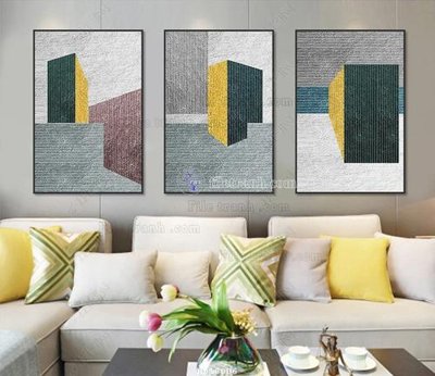 File gốc File tranh treo hiện đại HD18006 (PNG) không nền chất lượng