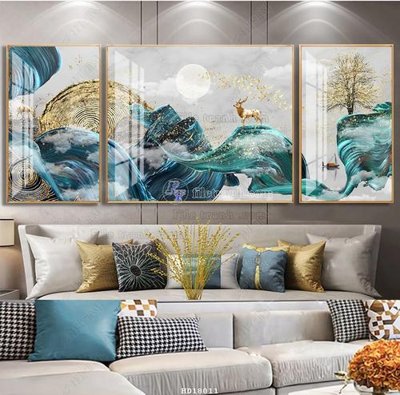 Tải file File tranh treo hiện đại HD18011 (ảnh gốc) in tranh kính