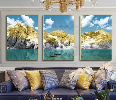 File in trần File tranh treo hiện đại HD18016 (bản gốc) bầu trời