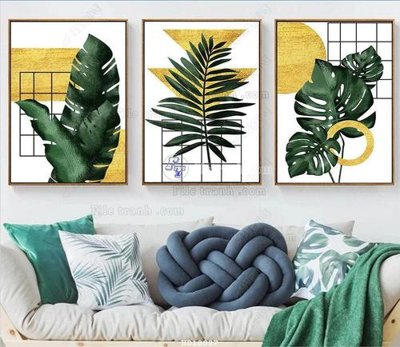 Hình ảnh file gốc File tranh treo hiện đại HD18027 cho in UV