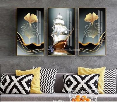 Tải file File tranh treo hiện đại HD18036 (gốc) làm tranh treo tường