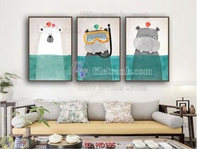 Hình ảnh file gốc File tranh hiện đại HD195 (chất lượng cao)