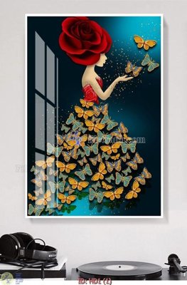 File gốc File tranh hiện đại HD1 (ảnh chi tiết) để in ấn