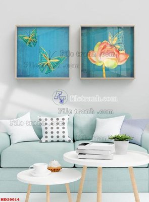 Mua file ảnh gốc File tranh bộ hiện đại HD20014 (chất lượng cao)