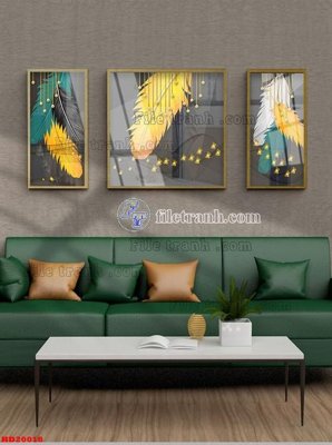 File in trần File tranh bộ hiện đại HD20018 (bản gốc 3D) sống động