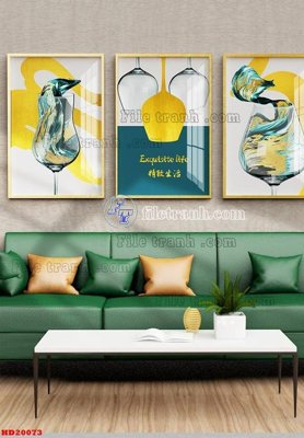 File tranh gốc PSD File tranh bộ hiện đại HD20073 còn nguyên layer