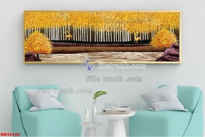 Download file gốc File tranh bộ hiện đại HD20105 (in mica) 3D