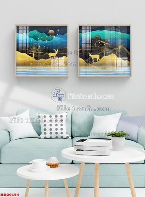 Download file tranh PSD File tranh bộ hiện đại HD20154 để chỉnh sửa