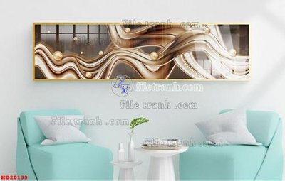 File ảnh File tranh bộ hiện đại HD20159 (gốc) in standee